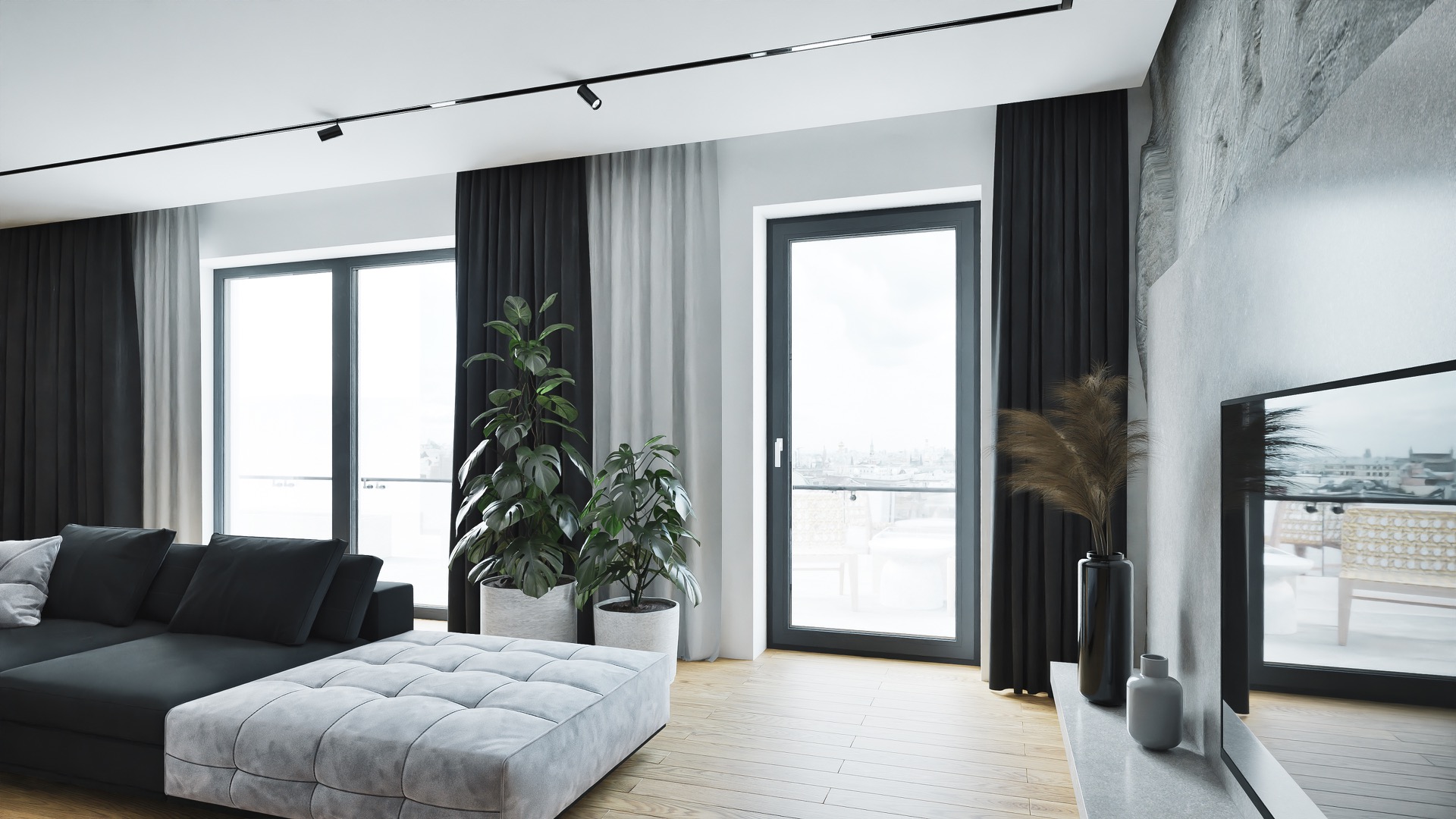 Contemporary Iglo Edge PVC window system