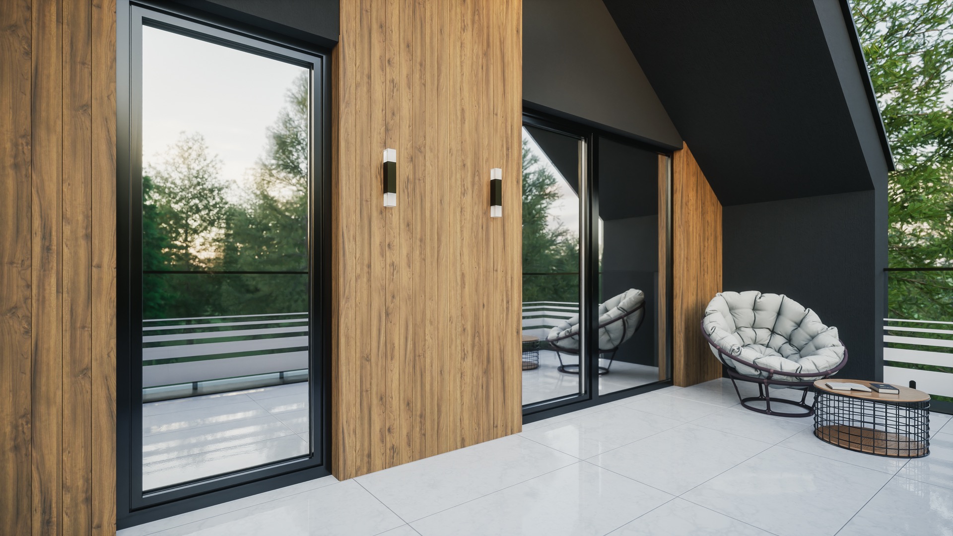 Iglo Energy Alucover window with an aluminium exterior finish