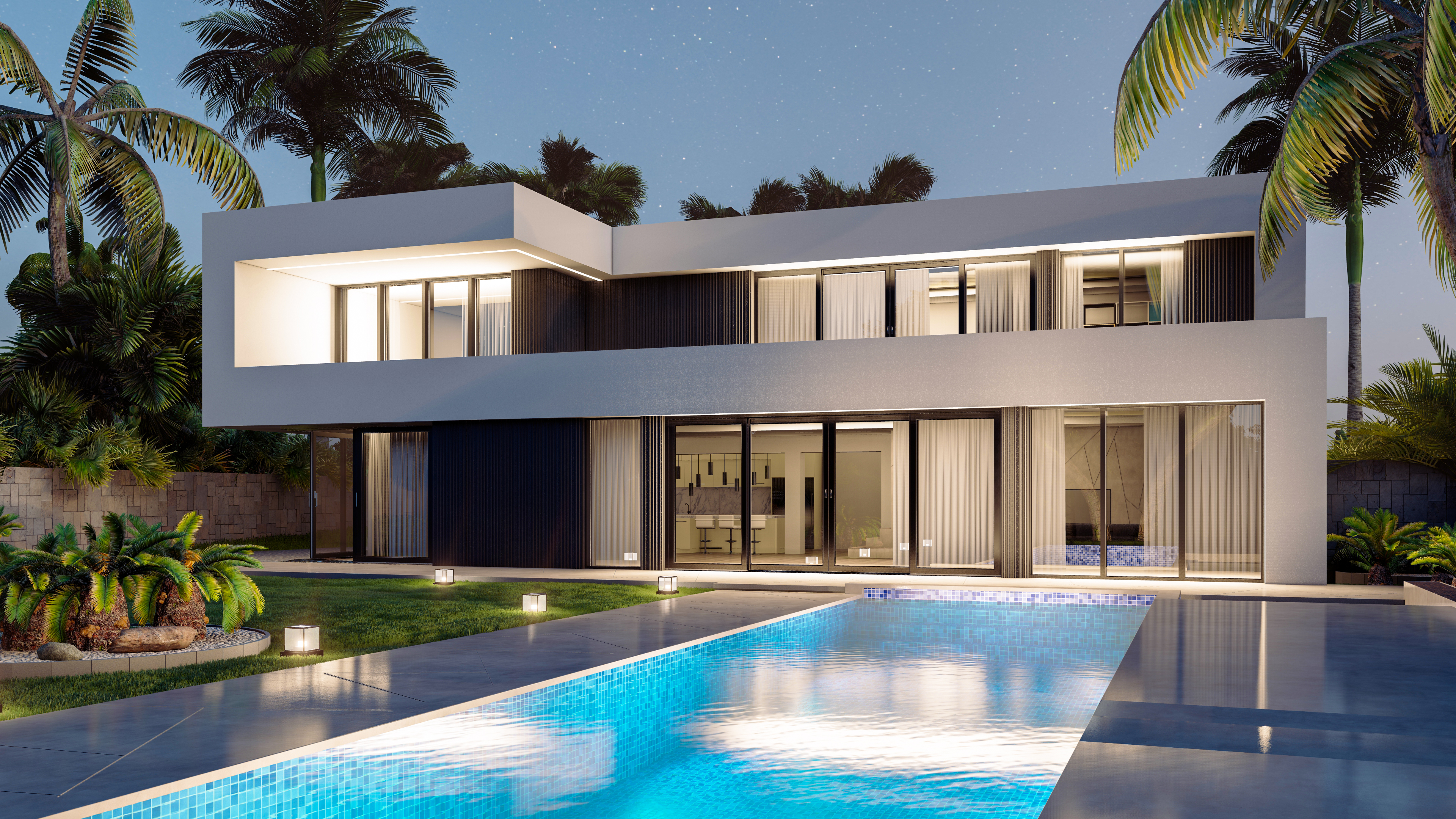 Iglo HS lift-and-slide terrace glazing opening to a garden
